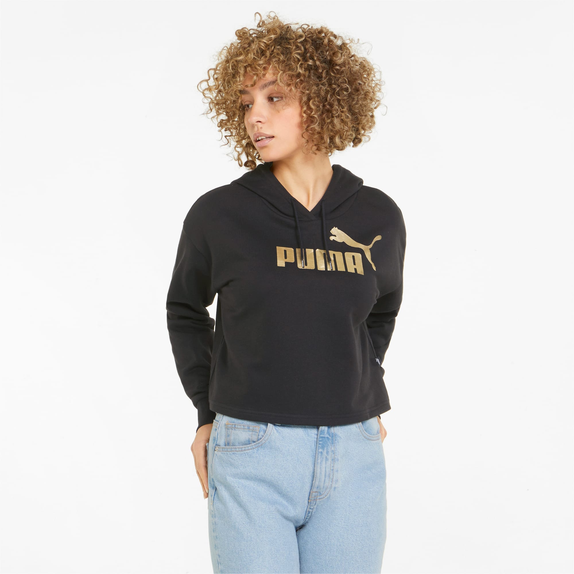 Black and on sale gold hoodie women's